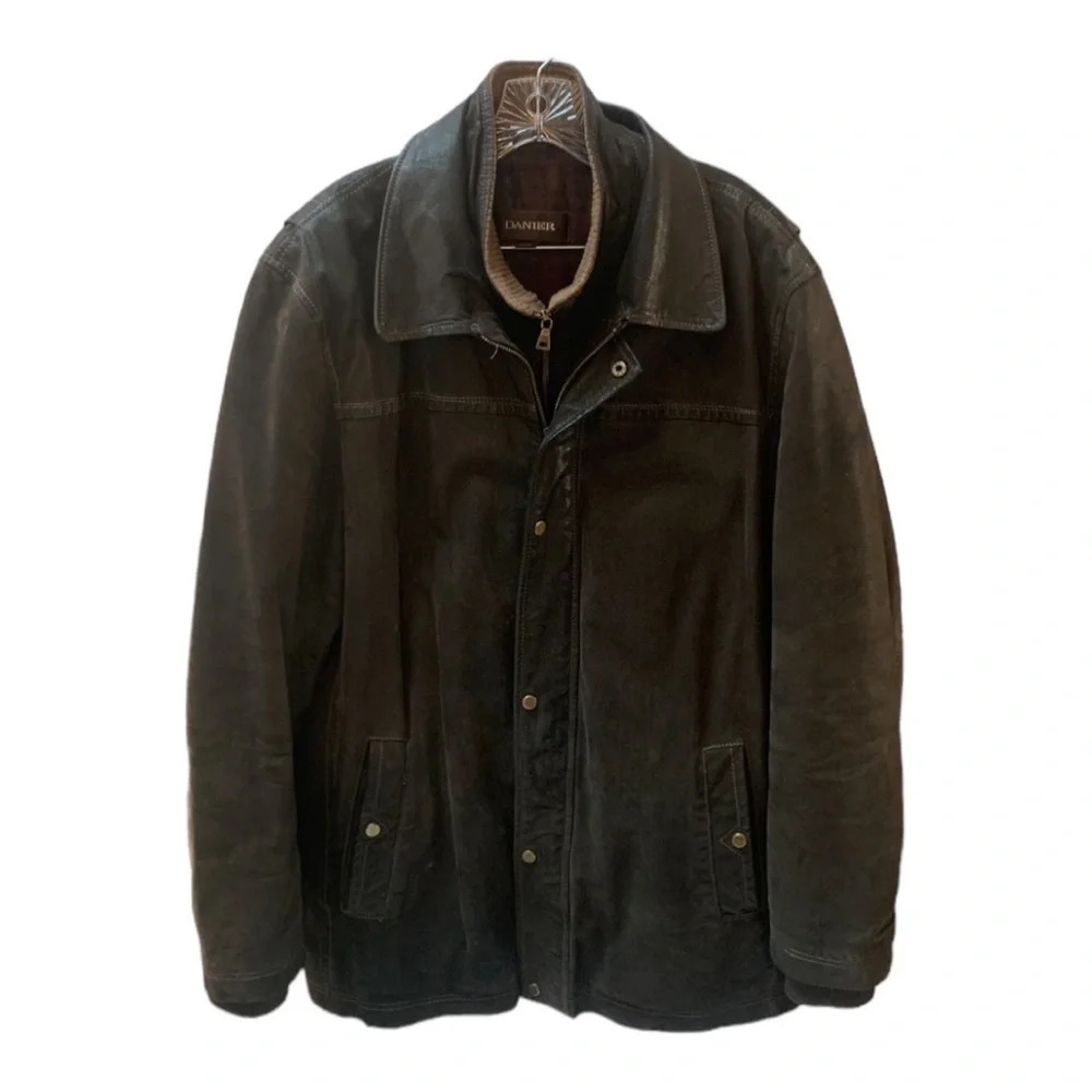 Danier Men's Brown Thinsulate Quilt Lined Jacket XL